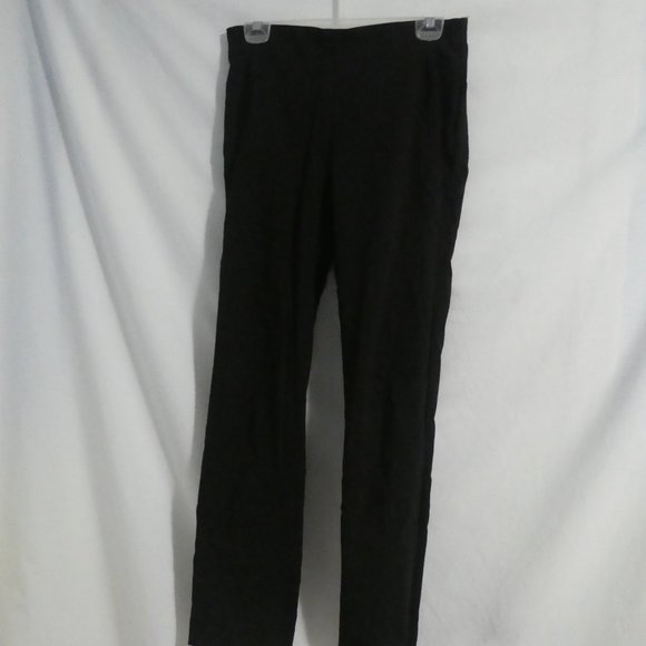 GEORGE | size 6 Straight | Black Pants w/ Faux Front and Back Pockets | NWOT - Picture 1 of 14